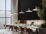 MDF sienų lentjuostė LINEA SLIM, spl. black/black, 2650x150x30 mm, dekoratyvinė