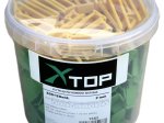 Plytelių išlyginimo sistema XTOP, 2 mm, inkarų 300 vnt, pleištų 50 vnt., plytelių aukštis 5-14mm 