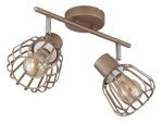 Kryptinis šviestuvas GLOBO Olin, E27, 2 x 40W, 230V, kavos sp., 300x125x175 mm
