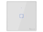 Išmanusis jungiklis SONOFF T2Eu1C-Rf, 1 kanalo, 2xCR2032 elementai (į kompl. neįeina), valdomas liečiamu mygtuku, programėle, Wi-Fi, baltos sp.