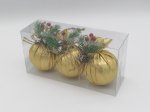 Eglutės žaisliukų rinkinys, 3 vnt., 2 spalvų., 8 x 12 cm