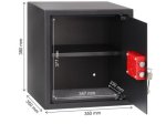 Seifas HOMESAFE HV38K, 380 x 350 x 350 mm, raktinė spyna, 41L