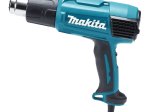 Elektrinė orpūtė MAKITA HG6031VK, galia 1800 W, temperatūros ribos 50 - 600 °C, oro srautas 250 / 500 l/min, 4 priedai
