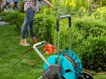 Laistymo vežimėlio komplektas GARDENA Cleverroll M Easy, Flex žarna 13 mm (1/2"), 30 m, su priedais