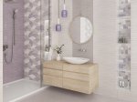 Keraminės sienų plytelės KAI/CERAMICA FIORE, Tessuto Taupe 4876, 30 x 60 cm, 1,620 m2/dėž., rektifikuotos, spalva ruda