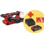 Akumuliatorinis juostinis šlifuoklis EINHELL TP-BS 18/457 Li BL - Solo, 18 V, naudojamos šlifavimo juostos ilgis 457 mm, be akumuliatorių ir kroviklio