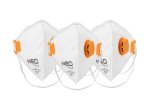 Respiratorius NEO FFP2, su vožtuvu, sulankstomi, 3 vnt., CE