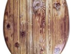 Klozeto dangtis RIDDER Chalet, 44,9 x 37,1 x 5 cm, rudos spl., lėtai nusileidžiantis, duroplastas, 02124100
