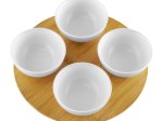 Serviravimo padėklo rinkinys AMBITION NATURAL, ST