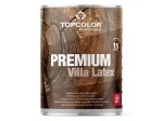 Medienos fasado dažai TOPCOLOR Premium Villa Latex, 1 l, skandinaviškos vyšnios sp.