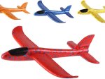 Žaislinis lėktuvas, įvairių spalvų, 37cm