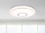Lubinis LED šviestuvas GLOBO Connor Smart Light, 16W + 3W RGB, 230V, 1280lm, 3000/4000/6000K, pultas, dimer., laikmatis, atminties funkcija, 400x65 mm, 41386-16SH