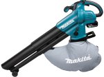 Akumuliatorinis pūstuvas - siurblys MAKITA DUB187T002, 18 V, maks. oro srautas 4,2 m³/min, bešepetėlis variklis, svoris 3,7 kg, 25 l maišas, komplekte 5,0 Ah akumuliatorius ir DC18RC pakrovėjas