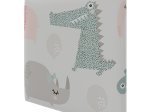 Sienų plokštė PUFFIN Kids Pk, spl. Print Zoo, 300x300x37 mm, dekoratyvinė, tekstilinė