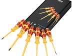 6-ių atsuktuvų rinkinys elektrikui WERA, Kraftform VDE 1060 i/1062 i/6 PZ