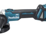 Akumuliatorinis kampinis šlifuoklis MAKITA DGA511Z, 18 V, ø125mm, apsukos 3,000-8,500, be akumuliatorių ir kroviklio