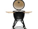 Keramikinė kepsninė KAMADO BONO, 23" 59 cm (juoda)