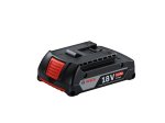 Akumuliatorius BOSCH Professional GBA 18V 2.0Ah, akumuliatoriaus įtampa 18 V, akumuliatoriaus talpa 2 Ah
