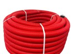 Gofruotas vamzdis Ecopipe Flex, DN40mm, raudonos sp., EN61386-24, N450, 50 m