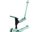 Paspirtukas GLOBBER Go Up Sporty Lights V2, mėtinės spalvos, apkrova iki 20kg
