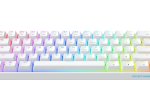 Klaviatūra DELTACO GAMING DK470, 60% mechaninė klaviatūra, Pre-lubed, Hot-Swap, KTT jungikliai, baltos sp., 4222408, GAM-175-W-US