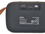 Kolonėlė STREETZ S101-BLK, 3W, Bluetooth, nešiojama, su FM imtuvu, USB/ TF/FM, juodos sp.