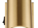 Kryptinis šviestuvas GLOBO Robby, GU10, 1 x 25W, 230V, aukso sp., 70x100x130 mm