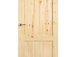 Medžio masyvo durų varčia MANOEL MARCHETTI, su išpjova spynai ir rankenai,Duo, spl. natūrali šakota pušis, matmenys 2020x800x35 mm