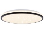 Lubinis LED šviestuvas SPECTOR LIGHT 17660S, 60W,3000-6500K, 6800lm, CCT, dimeriuojamas su pultu, 480 x 75 mm