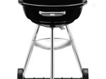Anglies kepsninė WEBER, Compact Kettle, skersmuo 47cm, su ratukais, juoda
