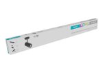 Kryptinis šviestuvas ant bėgelio DPM X-LINE STR-3XGU10-B, GU10, 3 x 60W, 230V, juodos sp., 1000x60x117 mm