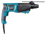 Elektrinis perforatorius MAKITA HR2630J SDS PLUS, 3 darbo režimai, galia 800 W