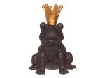 Sodo dekoracija 4Living VARLĖ, su karūna, tamsiai rudos sp., 14 x 12 x 19,5 cm.