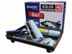 Dažymo komplektas PAINTER KOL1108, voleliai, volelių rankenos, vonelė, vonelės įdeklas, teleskopinis kotas, 9 vnt.