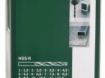 Grąžtų metalui rinkinys BOSCH HSS-R, tiesus, 1-13 mm, 25 vnt.