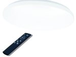 Lubinis LED šviestuvas TOPE Sopot, 2x48 W, 3000-6500K, 220-240V, 3816-9027 lm, 590 x 75 mm, IP20, dimeriuojamas, su pultu