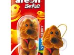 Automobilių oro gaiviklis AREON Smile Toy, Brown Dog-Strawberry, pakabinamas