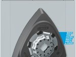 Šlifavimo padas BOSCH Starlock AVZ 93 G, 93 mm