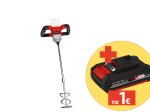 Akumuliatorinė mišinių maišyklė EINHELL TE-MX 18 Li, Solo, 18 V, Li-ion, be akumuliatoriaus ir kroviklio, tvirtinimas M14, yra maišytuvas Ø 100 mm
