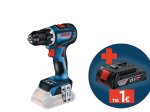 Akumuliatorinis suktuvas BOSCH Professional GSR 18 V-90 C SOLO, 18 V, sukimo momentas 38-90 Nm, 13 mm griebtuvas, be akumuliatoriaus ir kroviklio, 06019K6000