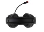 Laidinės žaidimų ausinės DELTACO GAMING DH220, USB, RGB, juodos sp., GAM-168