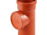 Lauko nuotekų pravala MAGNAPLAST PVC KG, DN110, su apvaliu dangčiu