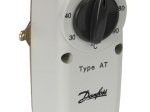 Paviršinis termostatas, elektrinis DANFOSS, 30-90'C, AT temp, 041E0001