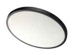 Lubinis LED šviestuvas TOPE TRENT, 24W, 1810lm, 4000K, IP20, 230x25 mm, apvalus, juodos sp.