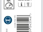Grąžtas metalui BOSCH HSS-G, DIN 338, 4,5 × 47 × 80 mm