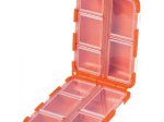 Dėžė SAKURA NANO BOX 2, žvejybai, 9,5x6,5x3 cm, raudonos spalvos