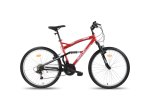 Kalnų dviratis GARDENA, MTB, dydis 26, 21 pavara, Shimano, pilna amortizacija