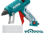 Pistoletas klijams TOTAL, 30W, 11,2 mm, klijų lazdelės 8 vnt., TT301116