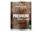 Medienos fasado dažai TOPCOLOR Premium Villa Latex, 1 l, žalios sp.