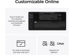 Belaidė žaidimų klaviatūra KEYCHRON V6 Ultra 8K, 100% mechaninė, juodos sp., V6U-D4